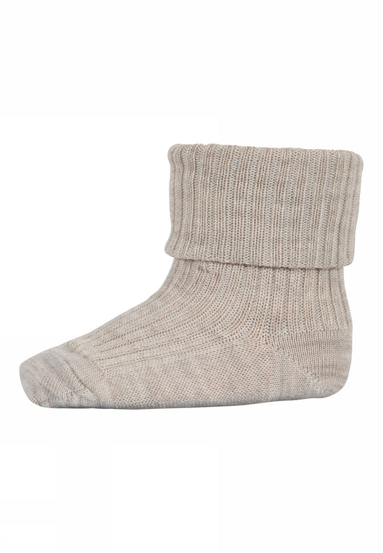 Sokkar | Hilde Beige Wool