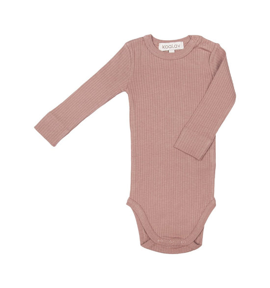 Long Sleeve Body + Pants Set | Rose