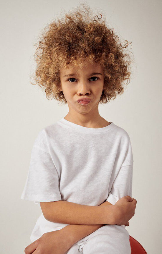 Stuttermabolur | Sonoma White