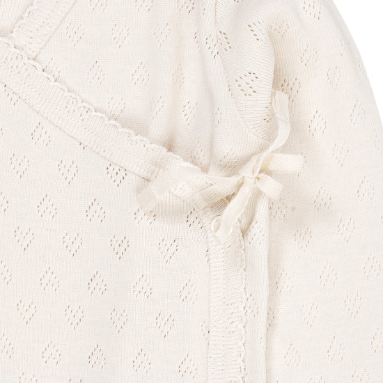 Samfella | Pointelle Heart Crossover Body LS