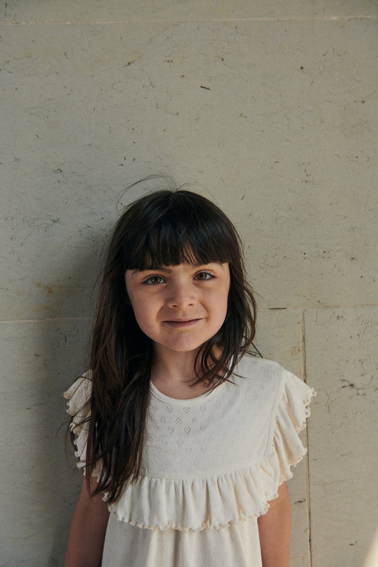 Kjóll | Pointelle Heart Cream