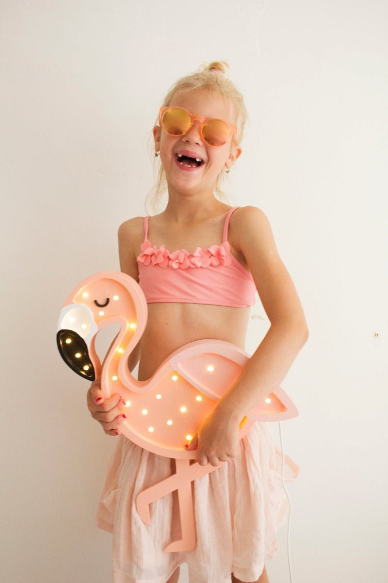 Lampi í barnaherbergi, flamingo fugl frá Little Lights