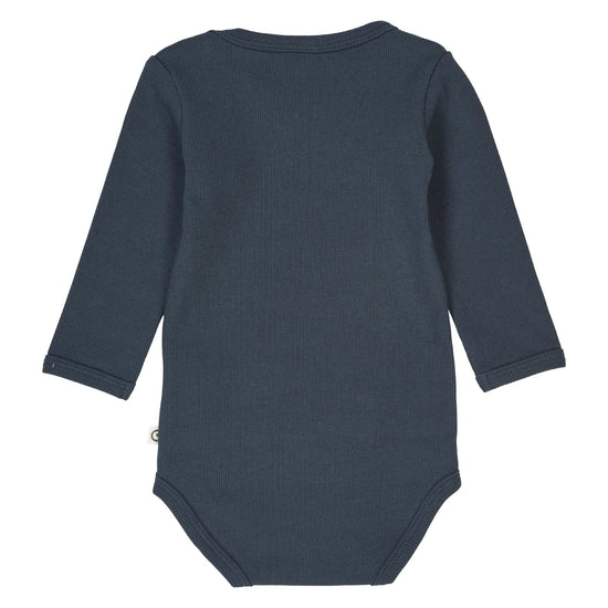 Samfella | Cozy Me Rib LS Body Night Blue