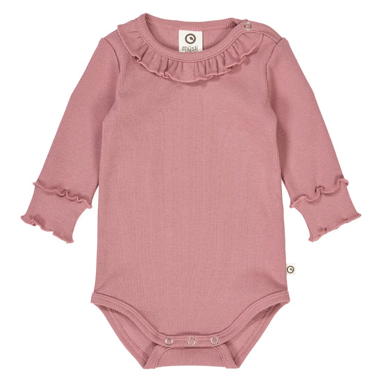 Samfella | Cozy Me Rib Frill Collar LS Body