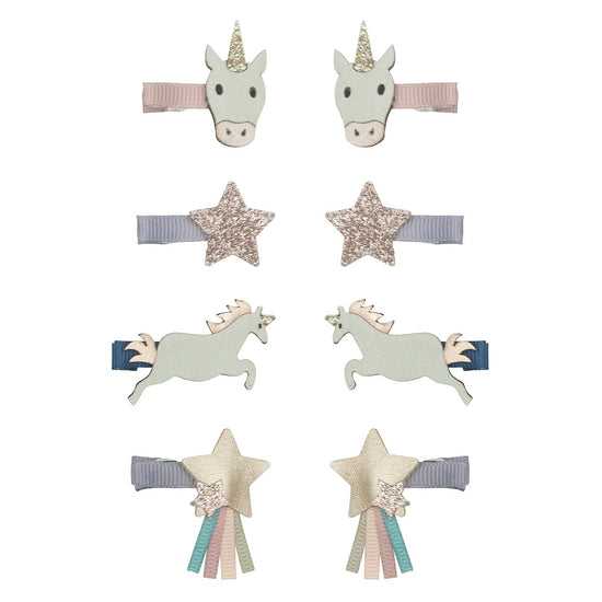 Hárspennur | Mini Unicorn 8stk