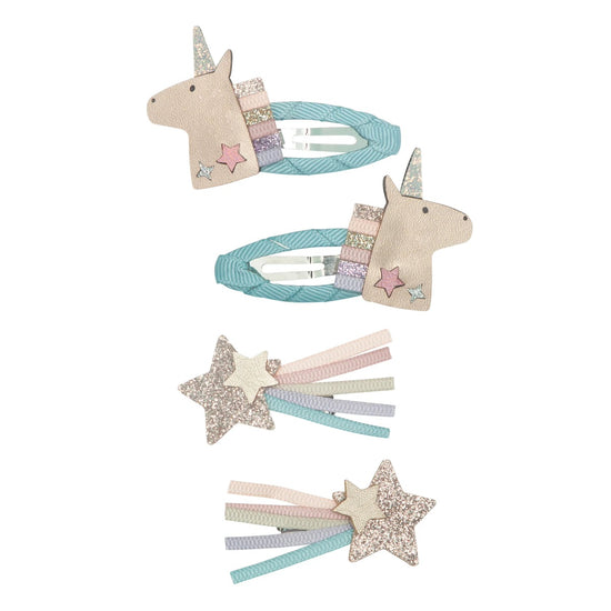 Hárspennur | Unicorn 4stk
