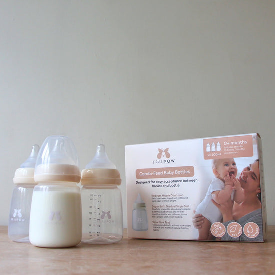 Glerpeli | Combi-Feed Baby Bottles 3 stk.