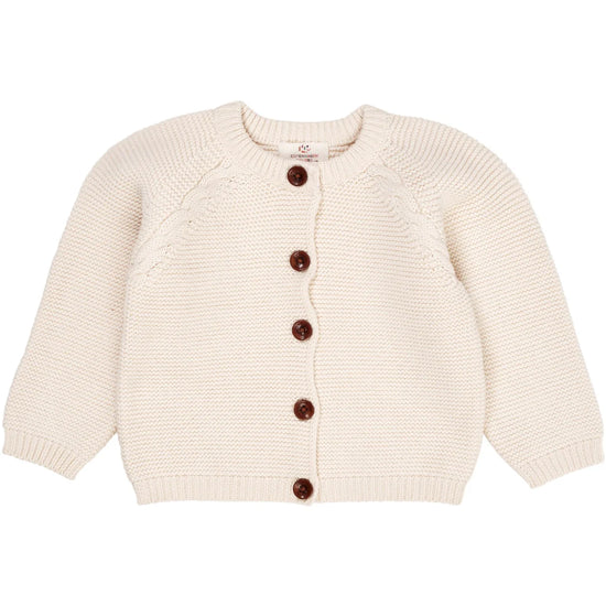 Peysa |  Baby Cable Cardigan Creamy