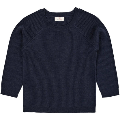 Ullarpeysa | Merino Classic Rib Navy