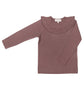 Ruffle Long Sleeve T | Copper