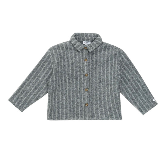 Skyrta | Temelo Cloudy Grey Melange