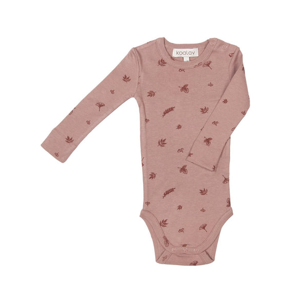 Long Sleeve Body + Pants Set | Rose Dust