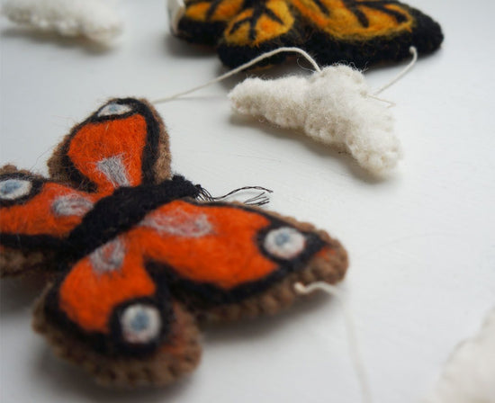 Skrautborði | Butterflies Orange&Blue