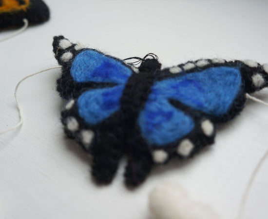 Skrautborði | Butterflies Orange&Blue