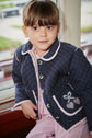 Jakki | Checkered Quilted w.Embroderie