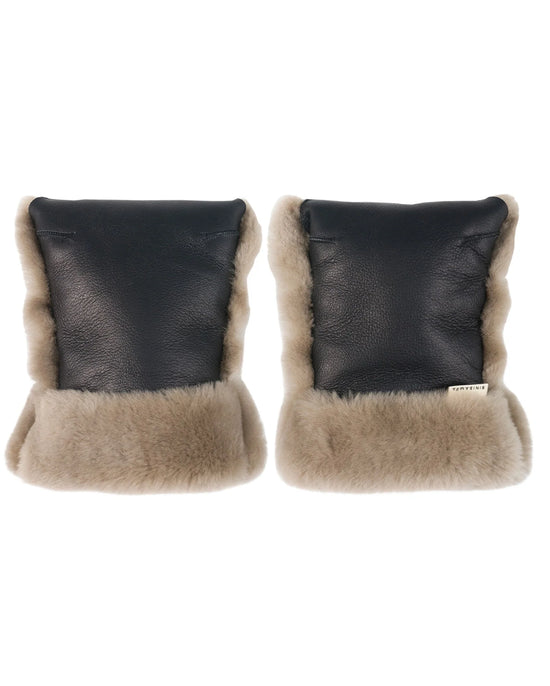 Kerrulúffur | Buggy Mittens Noir+Toast