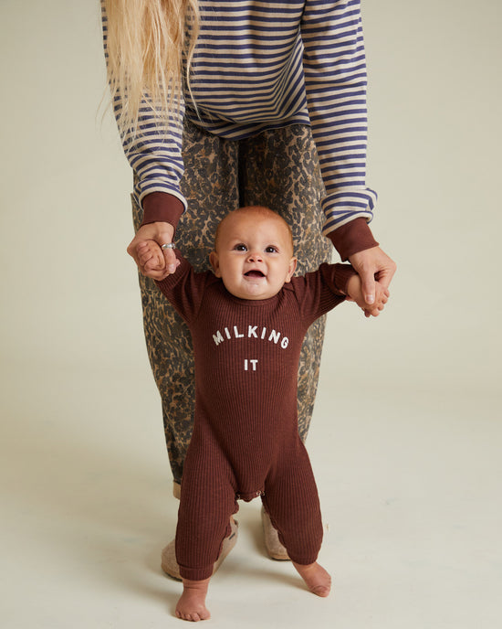 Galli Milking It ® | Onesie Plum
