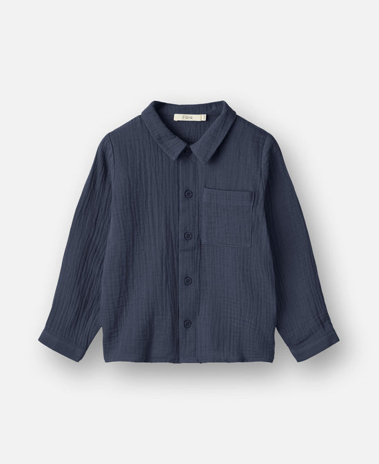 Skyrta | Elmo LS Shirt Insignia Blue