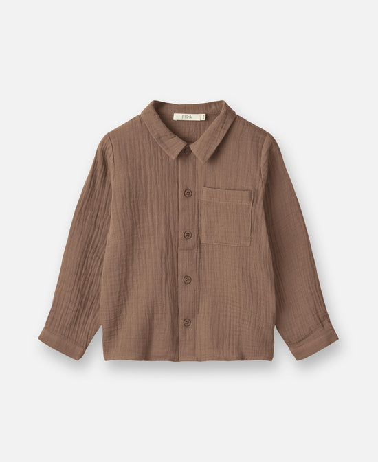 Skyrta | Elmo LS Shirt Pine Bark
