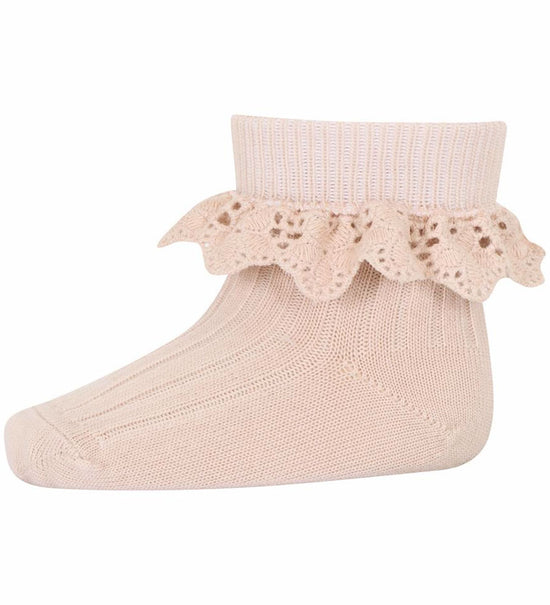 Sokkar | Lea Wool Lace Rose Dust