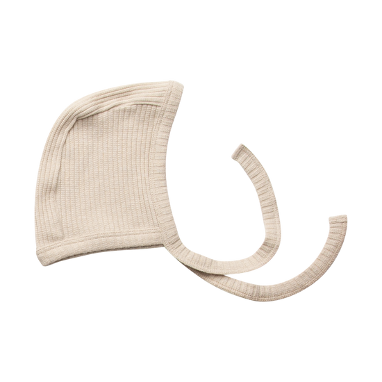 Húfa | Ribbed Bonnet Oat