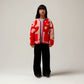 Teddy Jakki 2in1 | Sleeping Lion Poppin Red&Printed Teddy
