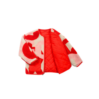 Teddy Jakki 2in1 | Sleeping Lion Poppin Red&Printed Teddy