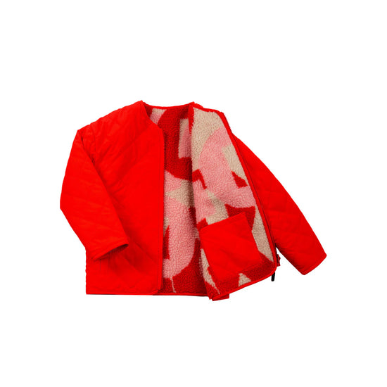 Teddy Jakki 2in1 | Sleeping Lion Poppin Red&Printed Teddy