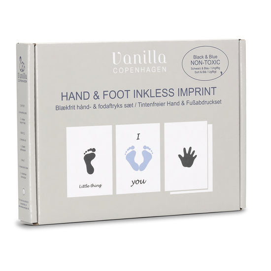 Hand & Fótspora Stimpilsett | Inkless Pads Blue-Black