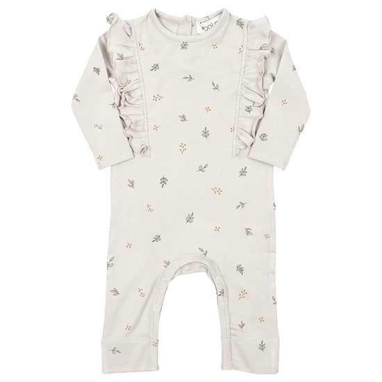Samfestingur | Frill Romper Leaf Flow