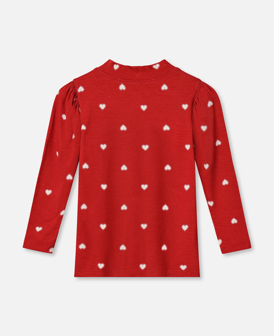 Bolur | Kelly LS Puff Pompeian Red
