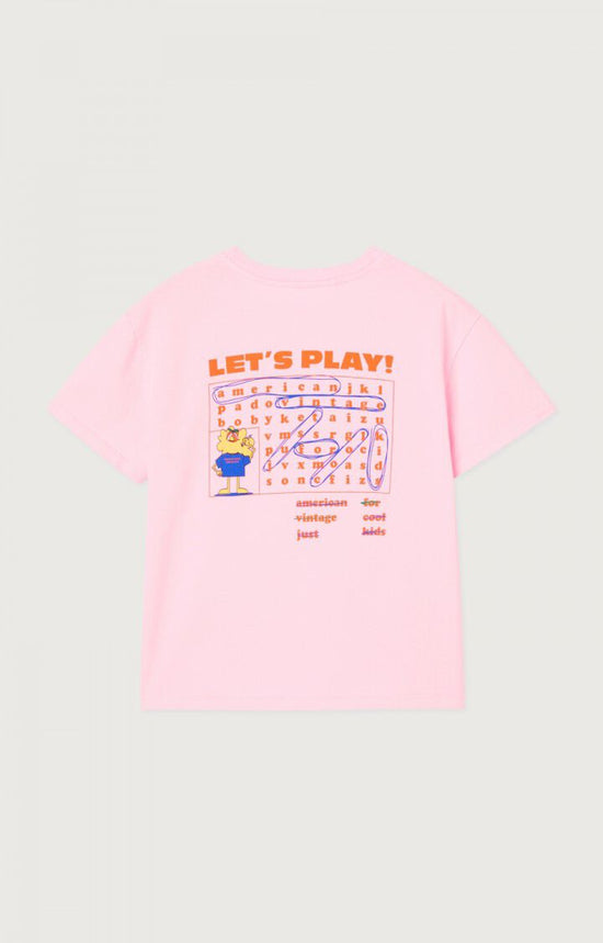 Stuttermabolur Fizvalley | Baby Pink Vintage