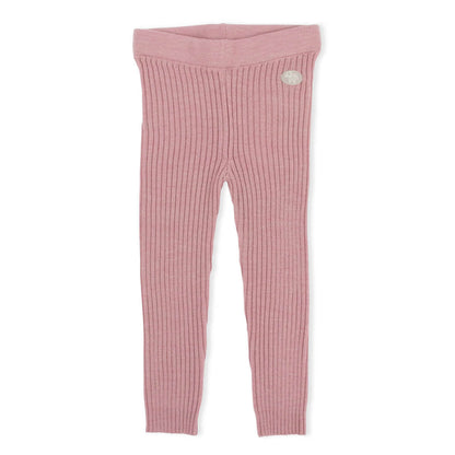 Leggings | Rib Merino Dusty Pink