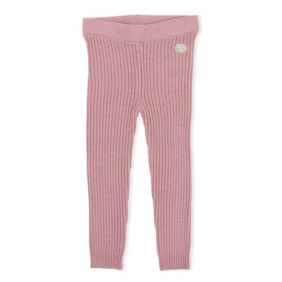 Leggings | Rib Merino Dusty Pink