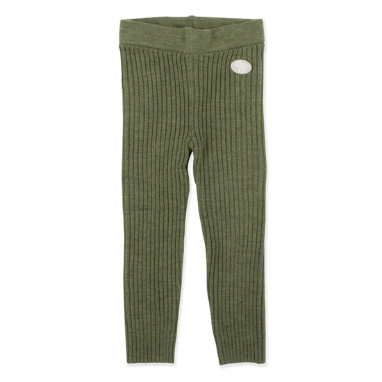 Leggings | Rib Merino Olive