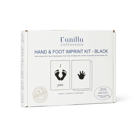 Hand & Fótspora Stimpilsett | Inkless Pads Black