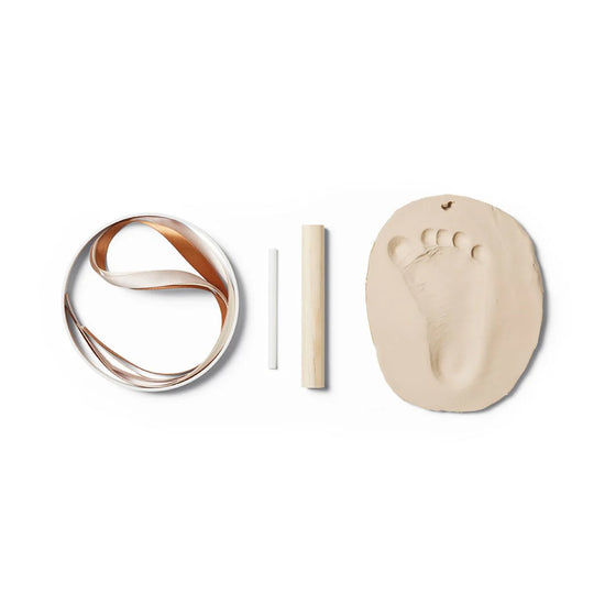 Leir Handa & Fótsporasett | Hand and Foot Clay Kit Beige