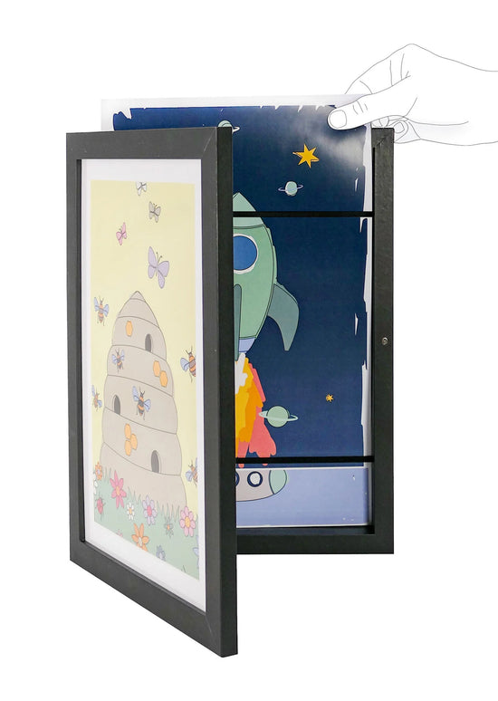 Myndarammi | Kids Gallery Frame Black