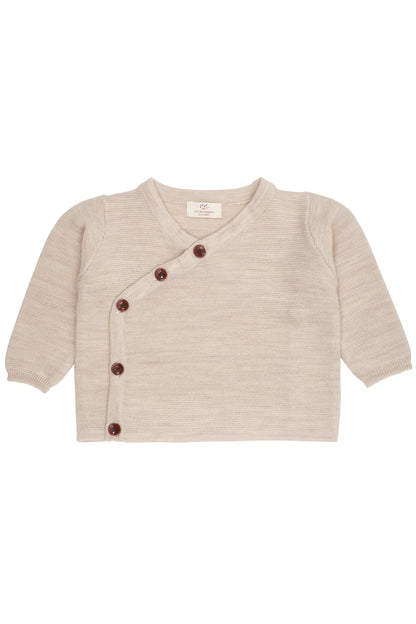 Ullarpeysa | Merino Baby Garter Stitch Pale Cream