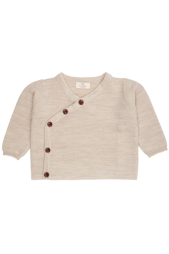 Ullarpeysa | Merino Baby Garter Stitch Pale Cream
