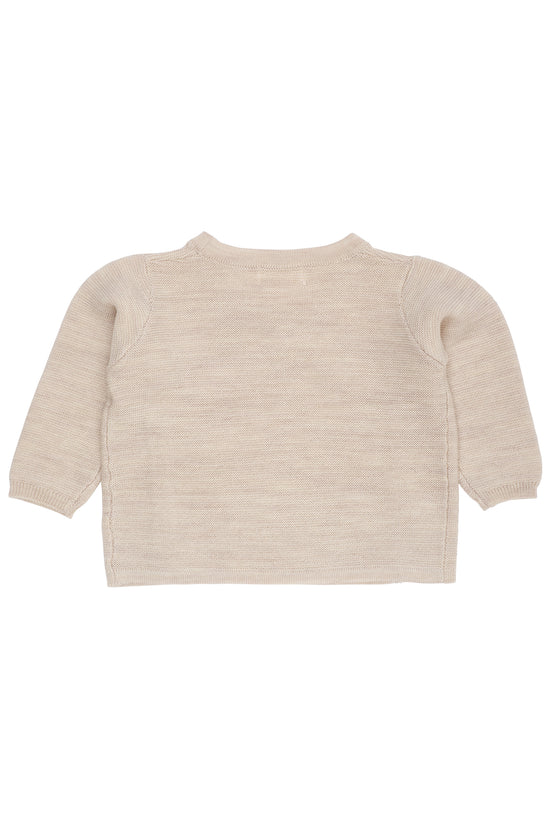 Ullarpeysa | Merino Baby Garter Stitch Pale Cream