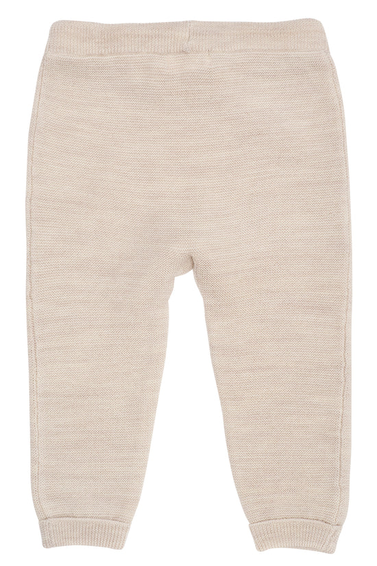 Ullarleggings | Merino Baby Garter Stitch Pale Cream