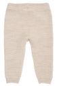 Ullarleggings | Merino Baby Garter Stitch Pale Cream