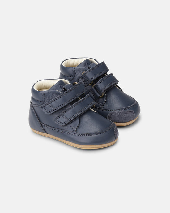 Leðurskór | Prewalker Navy WS