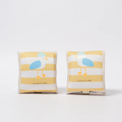 Handakútar Neoprene | Sid the Seagull Mustard Stripe