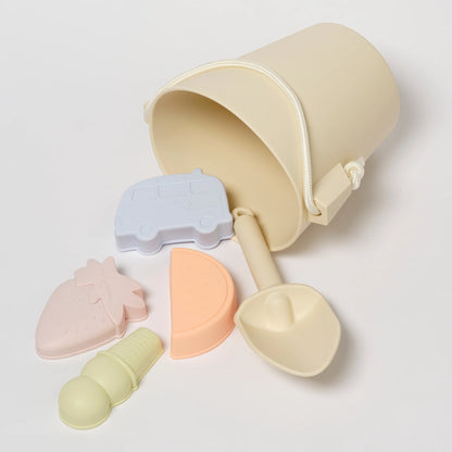 Silicone Bucket & Spade Set | Apple Sorbet Multi