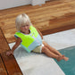Sundvesti 1-2 Ára | Salty Shark Aqua Neon Yellow