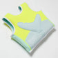 Sundvesti 1-2 Ára | Salty Shark Aqua Neon Yellow
