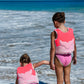 Sundvesti 3-6 Ára | Melody Mermaid Neon Strawberry