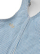 Smekkbuxur | Twill Baby Overalls Denim Blue Stripe